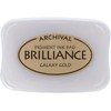 Tsukineko BR000091 Brilliance Galaxy Pad, Gold Ink