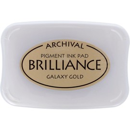 Tsukineko BR000091 Brilliance Galaxy Pad, Gold Ink