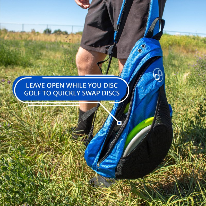 Infinite Discs Slinger Disc Golf Backpack for Quick Disc Storage,