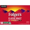 Folgers Classic Roast, Medium Roast Coffee K-Cup Pods for Keurig