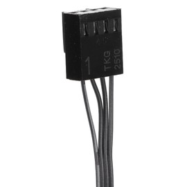 Greensen PWM -Kühlventilator Dünn 4 Pin Schnellhitze -Dissipationventilator für Computer Chassis, Großes Luftvolumen für Hydro Material der Automobilindustrie 12V, Schraubenbeutel Enthalten