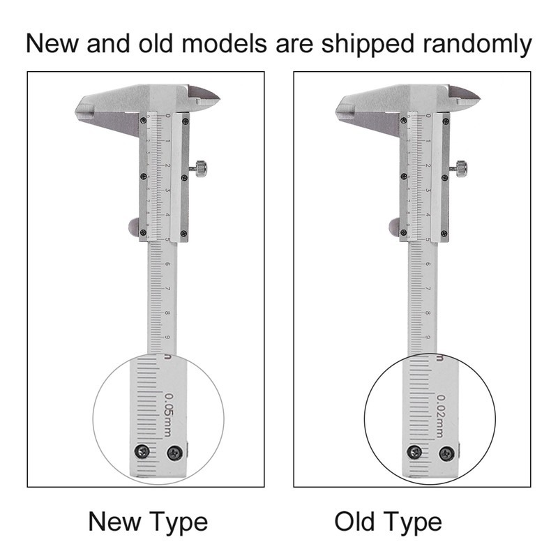 0-100mm Metal Vernier Caliper for Jewelry Processing Measuring Tool Accessory