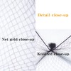 WeKen Black Hair Nets,20 Pcs 28" Elasticity Invisible Elastic Mesh