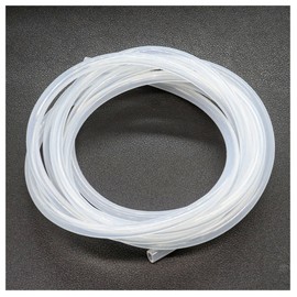 FOCMKEAS Silicone Tubing 0.03" x 0.07"（0.8x1.9mm）(IDxOD) 3.28Ft(1m) Length Flexible Transparent Tube, Silicone Rubber Air Hose Water Pipe for Pump Transfer