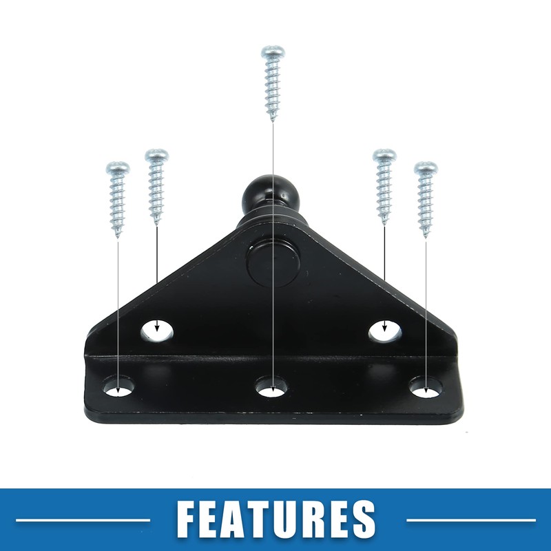 X AUTOHAUX Pack of 4 Car Gas Spring Mounting Bracket