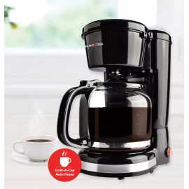 EUROSTAR ECM650B 12-Cup Switch Coffee Maker, Black