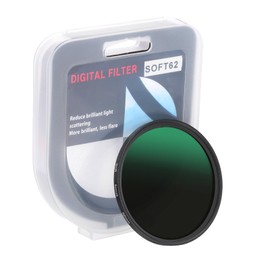 PATIKIL 62mm Mist Filter, Dreamy Soft Diffusion Fog Effect Camera Lens Filter Slim Optical Glass with Lens Cap for Video Vlog Portrait Photography, Black