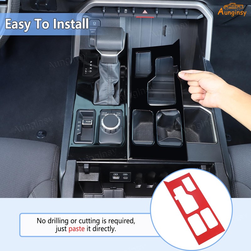 Aunginsy Car Central Control Gear Shift Panel Trim Cover Compatible
