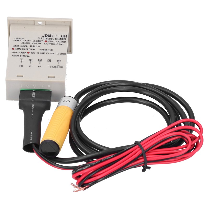 BERM Digital Display Counter Electronic Industrial Sensor Automatic Induction BEM‑6H‑30E4‑CTAC220V