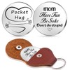 Mom Have Fun Pocket Hug Token Keepsake Gift for Mom,Long