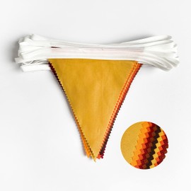 32Ft Herbst Banner Dekorationen Dreieck Flagge Stoff Wimpel Girlande Wimpelkette für fröhliche Herbstdekoration Thanksgiving Day Herbst Hochzeit Geburtstagsfeier Zuhause Outdoor Garten Dekoration