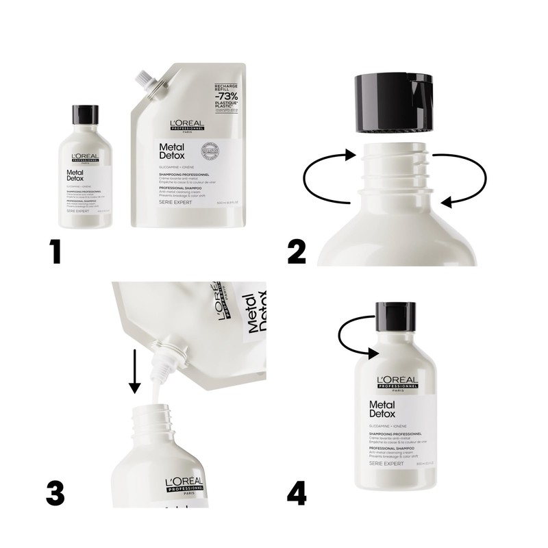 L'Oréal Professionnel SE Metal Detox Shampoo 500 ml Refill