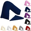 Buzzbuy V shaped pillowcase cover, 100% Poly-cotton Back & Neck