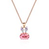 Liaya Girls Cute Necklaces Birthstone Rabbit Pendant Necklaces Jewelry for