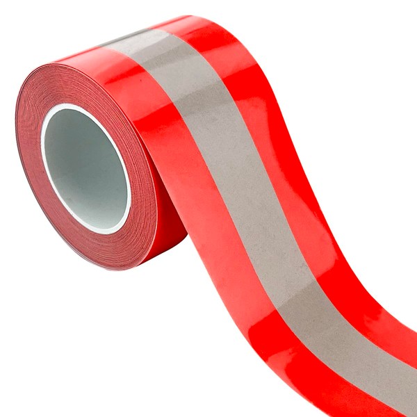 NOZUONO High Visibility Reflective Heat Transfer Vinyl Iron On Tape