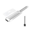 KLEHOPE Graters for Kitchen with Handle, Stainless Steel Nutmeg Grater,