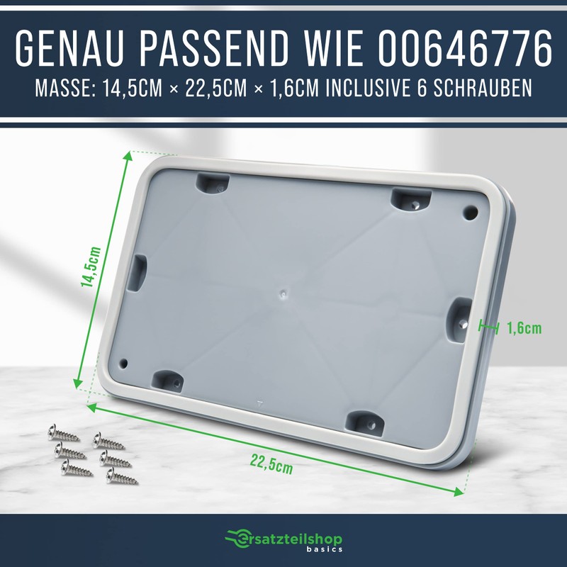 ersatzteilshop basics Maintenance flap service flap suitable for Bosch and