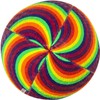 Optimum Rainbow Twster Rugby Ball - Size 4 - With