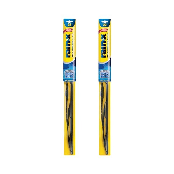 Rain-X Rain-X 820149 WeatherBeater Wiper Blades, 22" Windshield Wipers (Pack