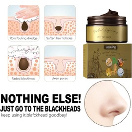Pro-Herbal Refining Peel-Off Facial Mask, Deep Cleansing Ginseng Mask, 80ml Black Head Removal Peel Off Mask (3 Pcs)
