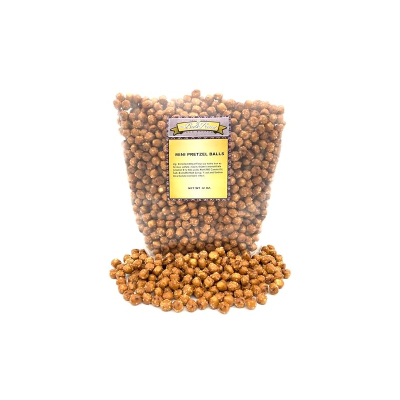 Mini Pretzel Balls NonGMO (2lb. Resealable Zip Lock Bag)