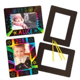 Baker Ross EF409 Scratch Art, assorted colours