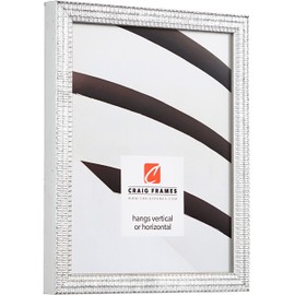 Craig Frames Farnsworth Picture Frame, 11 x 14 Inch, Silver