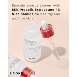 COSRX AC Collection - Suero limpiador de manchas, 40 ml, centella, niacinamida, suero EGF, sin pruebas en animales, sin parabenos