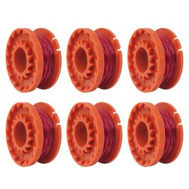 Gxcdizx Latest Upgraded 6pcs 10ft Spool Line Trimmer/Edger Line for WA0010 Grass Trimmer String Cap Cove