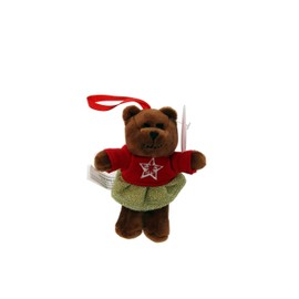 Starbucks 2018 Bearista Girl Plush Holiday Christmas Tree Ornament