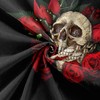 Leleyouzer 3D Skull Bed Linen Set, Skull Pattern Gothic Duvet