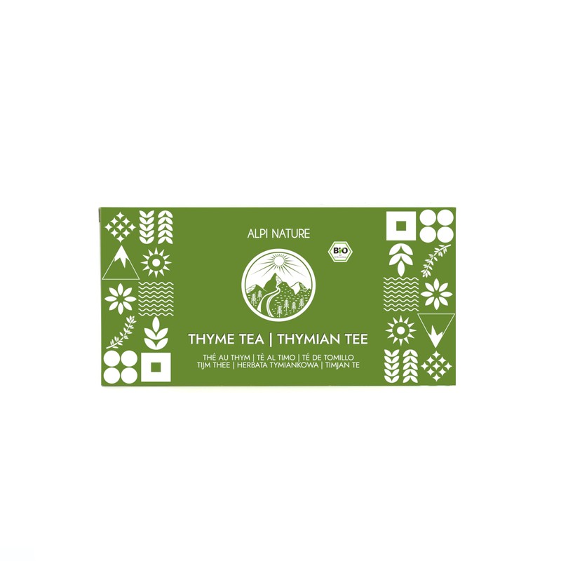 Organic Thyme Tea by Alpi Nature, 80 Thyme Tea Bags,