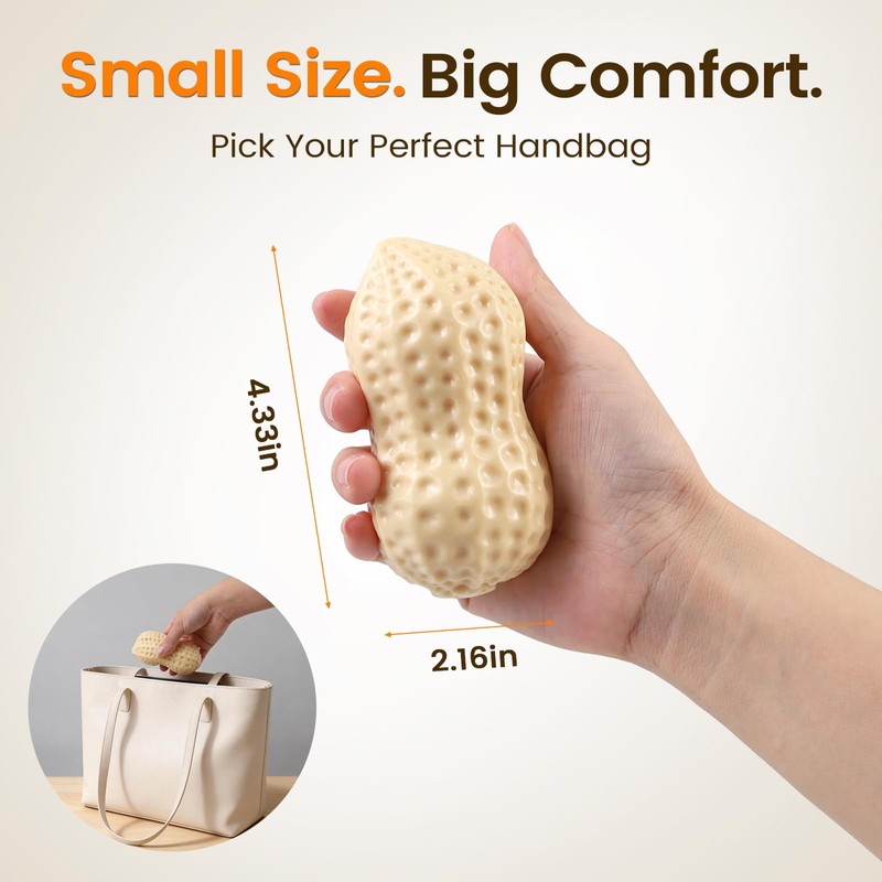 Coconut Oil Peanut Squishy - Stress Relief Moldable Peanut Squishies