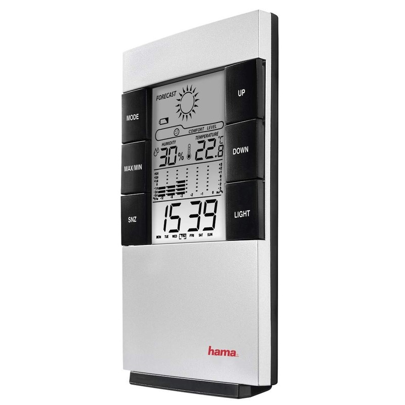 Hama LCD thermo/hygrometer TH-200, silver, 00186379