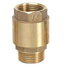 RIBILAND 02214 Gold Brass Check Valve