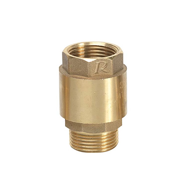 RIBILAND 02214 Gold Brass Check Valve