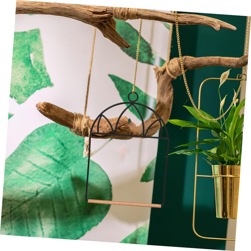 SUPVOX 1piece Bird Perch Swing for Hummingbirds Portable and Elegant