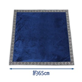 INIBUD Tarot Cloth Velvet for Tarot Cards with Pouch 65x65cm Luxury Thick Sorcerer's Stone (Blue)