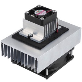 ESUMIC DC 12V DIY Thermoelectric Peltier Refrigeration Cooling System Kit Semiconductor Cooler Conduction Module + Radiator + Fan + TEC1-12706