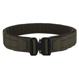 KRYDEX GEAR Tactical Belt 2 Inch with Quick Release Military Heavy Duty Molle Belt Work Belt High Performance Belt for Men (Ranger Green, S)