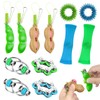 VEQENIFY Pack of 12 Fidget Toys, Anti-Stress Toy Set, Chain,