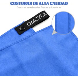 Toallas Deportivas Secado Rápido de Microfibra 3 Pack, Toalla de Viaje Ligera y Portatil, con Una Bolsa, Toalla Deportiva para Playa, Natación, Yoga (Azul rey, 11.8*11.8in+15.7*31.5in+30*60in)