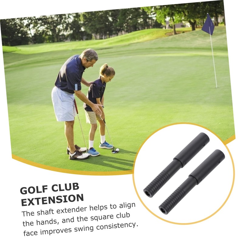 OHPHCALL 2sets Ergonomic Golf Club Extension Stick Pp Extension Rod