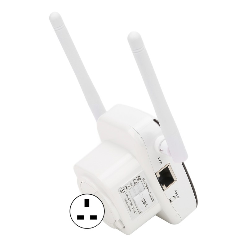 WiFi Range Extender 300mbps 2 Antennas Wireless Signal Repeater Amplifier