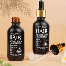 Hair Thickening Serum, 2/4 Boxes Hair Densification & Strengthening Serum, Natural Beard Hair Care Product for Men & Women, Christmas Gift - Color: Black, Specification: 2 Boxes