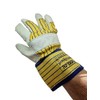 GUT WORK-ON® Tiger Work Gloves Cowhide Full Leather and Cotton