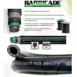 GATES 27348 Barricade 5/16" ID (7.94mm) Fuel Injection Hose (MPI) 4 Feet Length