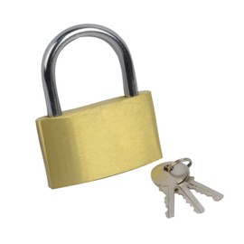 Brüder Mannesmann M 413-60, 60 mm (6) Candado cilindrico de latón, brass