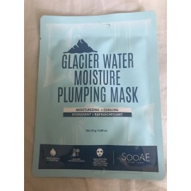 SOOAE Korean Glacier Water Moisture Plumping Sheet Mask (Pack of 5)