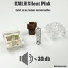 Kailh Box Silent Brown Switches for Mechanical Keyboard,3-pin 45gf Tactile/Typing&Gaming/Waterproof
